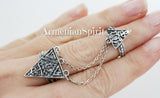 The double ring, as its name suggests, features two interconnected rings, often joined by a decorative element. This design, beyond its aesthetic appeal, can be seen as symbolic of unity, connection, and continuity. In the context of Armenian jewelry, it becomes a powerful representation of the enduring cultural ties and the spirit of resilience that has characterized the Armenian experience.

