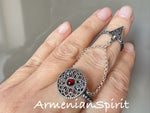 Discover the beauty of Western Armenian culture with our stunningly crafted filigree ring from Armenian Spirit. Made with high-quality sterling silver 925, this traditional jewelry piece features intricate round details for a touch of elegance. Shop now on our online store and enjoy our special sale.
