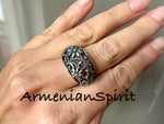 Set Ring Earrings floral Silver 925