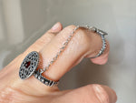 Silver 925 Bracelet and Double ring