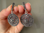 Silver 925 round marcasite