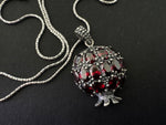 Pomegranate Silver 925 Pendant zircon