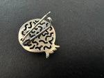 Brooch Sterling silver pomegranate Armenian