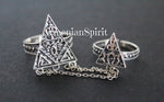 The true magic of these double rings lies in the inspiration drawn from the unique jewelry styles of Western Armenian cities, particularly Kars and Vanatur. These regions, once vibrant centers of Armenian culture, boast distinctive artistic expressions that are now preserved and celebrated through these meticulously crafted rings.

