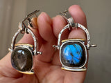 Experience the elegant sophistication of our Armenian Spirit jewelry store with our latest addition, sterling silver dangle earrings featuring natural Labradorite gemstones. Perfect for both daily wear or special occasions, these earrings bring love with their birthstone properties. Enjoy free shipping worldwide and exclusive discounts when you purchase them online. Elevate your style today.
