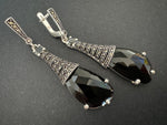 Discover the timeless beauty of these sterling silver 925, high quality earrings. Adorned with a striking black faceted stone, they are perfect for adding a touch of elegance and intrigue to any outfit. With free shipping worldwide and available discounts, these eye-catching Armenian jewelry pieces are a must-have for parties in roof cafes or as a best idea for a gift.
