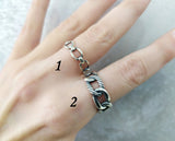 Chain design ring Silver 925