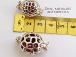 Pomegranate Pendant zircons Silver 925