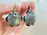 Jewelry set labradorite silver 925