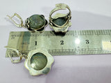 Jewelry set labradorite silver 925