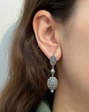 Earrings dangle ethnic Sterling silver 925