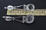 SET Silver 925 real Gold plated Earrings and Ring