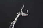 SET Silver 925 real Gold plated Earrings and Ring