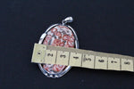 Pendant Silver 925 leopard jasper