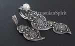 Armenian jewelry Large Earrings Sterling silver 925