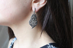 Armenian jewelry Large Earrings Sterling silver 925