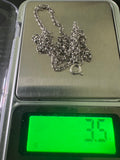 Reversible cross Silver 925 Eternity sign from one side and church from other side