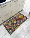 Carpet red yellow traditional Armenian rug decor REVERSIBLE all sizes