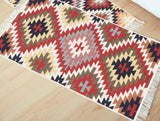 Carpet Armenian ornaments red yellow REVERSIBLE choose sizes