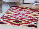Carpet Armenian ornaments red yellow REVERSIBLE choose sizes