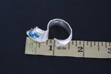 Earrings Gold and silver 925 Black zircon Eyes gemstone