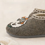 Chuni authentic sheep wool 100% slippers handwoven