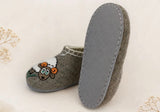Chuni authentic sheep wool 100% slippers handwoven