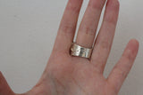 Earrings Ring red zircon Gilded silver 925 Armenian Spirit