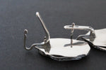 Earrings silver 925 coconut jasper Armenian Spirit