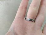 Very large earrings Sterling silver 925 semi circle with black stone onyx