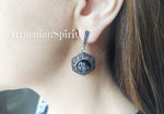 Earrings marcasite silver 925 Armenian Spirit