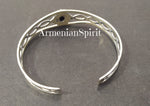 cuff bracelets silver for women