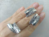 Set Ring Earrings Silver 925