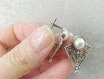 Ring filigree Pearl Silver 925