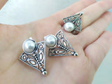 Ring filigree Pearl Silver 925