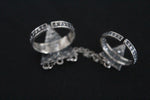 Double ring Sterling silver 925 Armenian Spirit