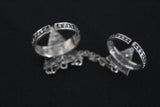 Double ring Sterling silver 925 Armenian Spirit