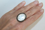 SILVER 925 Jewelry Set Earrings ring bracelet