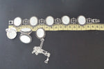 SILVER 925 Jewelry Set Earrings ring bracelet