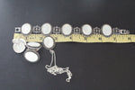 SILVER 925 Jewelry Set Earrings ring bracelet