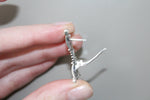 Sterling silver 925 set earrings and ring Semi circle
