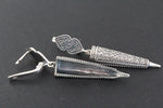 Earrings long traditional SILVER 925 Bohemian jewelry