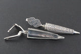 Earrings long traditional SILVER 925 Bohemian jewelry