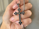 Elevate your style and faith with our online Armenian jewelry featuring a stunning cross pendant. The body cross design and black onyx stones add a touch of elegance to any outfit. Perfect for a baptism ceremony, this 4cm pendant is a symbol of devotion and beauty. Buy now for a meaningful addition to your collection.

