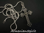 Enhance your style with our stunning silver 925 cross jewelry. Made with black onyx stones, this 4cm body cross is perfect for any occasion, from casual wear to a baptism ceremony. Shop now for your online Armenian collection. Discover the perfect keepsake for your Armenian Baptism at the Armenian Apostolic Church with our silver 925 cross jewelry. Buy in bulk for big quantities, ensuring you have enough for all your loved ones. Expertly crafted and available online, this is a timeless and meaningful addi

