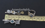 Earrings and ring labradorite moonstone SILVER 925