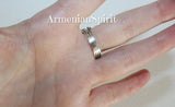 Vintage style set ring and earrings black onyx SILVER 925