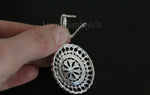 Sterling silver 925 Extra big ring unusual Marcasite Bohemian