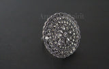 Sterling silver 925 Extra big earrings Marcasite