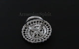 Sterling silver 925 Extra big earrings Marcasite